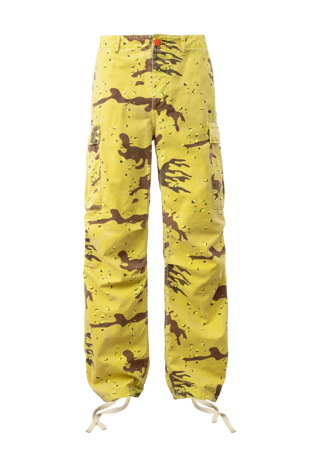 Yellow Camo Cargo Pant